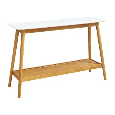 Asstd National Brand Oslo Console Table In White