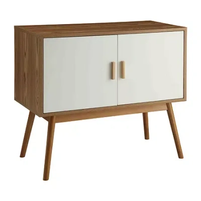 Asstd National Brand Oslo Living Room Collection Console Table In White