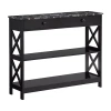 Asstd National Brand Oxford 1-drawer Console Table In Black