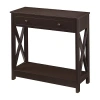 Asstd National Brand Oxford 1-drawer Console Table In Brown