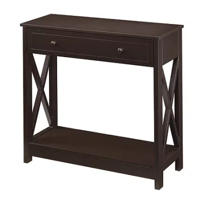 Asstd National Brand Oxford 1-drawer Console Table In Brown