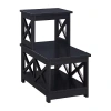 Asstd National Brand Oxford Living Room Collection Chairside Table In Black