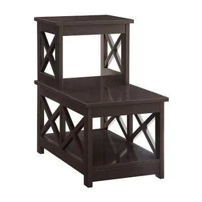 Asstd National Brand Oxford Living Room Collection Chairside Table In Brown