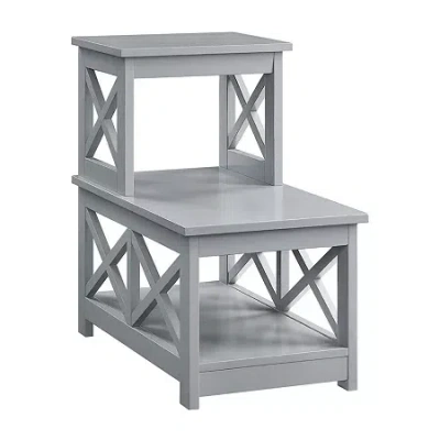 Asstd National Brand Oxford Living Room Collection Chairside Table In Gray
