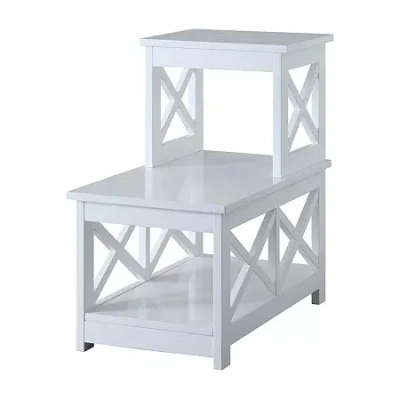 Asstd National Brand Oxford Living Room Collection Chairside Table In White