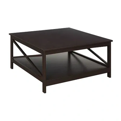 Asstd National Brand Oxford Living Room Collection Coffee Table In Brown