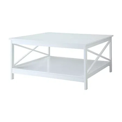 Asstd National Brand Oxford Living Room Collection Coffee Table In White