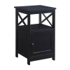 Asstd National Brand Oxford Living Room Collection Storage Console Table In Black
