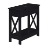 Asstd National Brand Oxford Living Room Collection Storage Console Table In Black