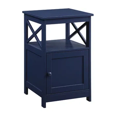 Asstd National Brand Oxford Living Room Collection Storage Console Table In Blue
