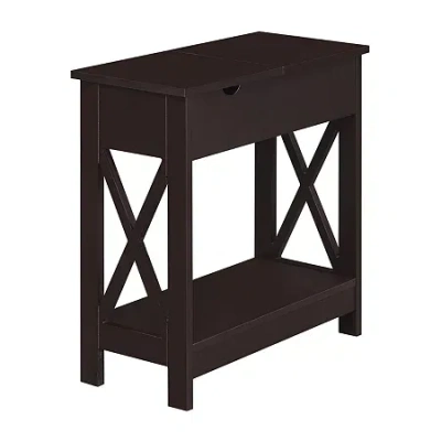 Asstd National Brand Oxford Living Room Collection Storage Console Table In Brown