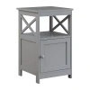 Asstd National Brand Oxford Living Room Collection Storage Console Table In Gray