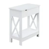 Asstd National Brand Oxford Living Room Collection Storage Console Table In White