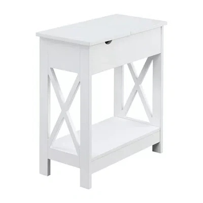 Asstd National Brand Oxford Living Room Collection Storage Console Table In White