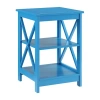 Asstd National Brand Oxford Storage End Table In Blue