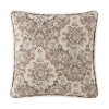 Asstd National Brand Paisley Feather Filled Square Throw Pillow In Sand