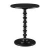 Asstd National Brand Palm Spindle End Table In Black