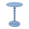 Asstd National Brand Palm Spindle End Table In Blue