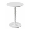 Asstd National Brand Palm Spindle End Table In White