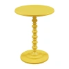 Asstd National Brand Palm Spindle End Table In Yellow