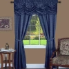 Asstd National Brand Panache Rod Pocket Light-filtering Curtain Panel In Blue