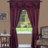 Asstd National Brand Panache Rod Pocket Light-filtering Curtain Panel In Red