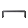 Asstd National Brand Pannell Bench In Black