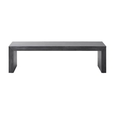 Asstd National Brand Pannell Bench In Black
