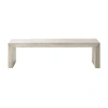 Asstd National Brand Pannell Bench In Gray