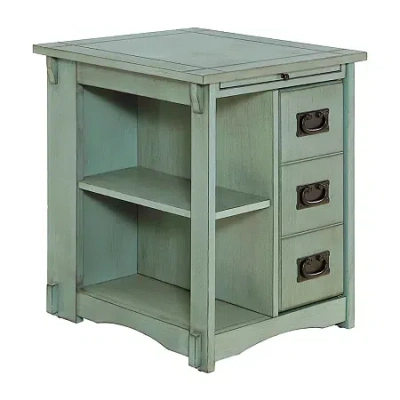 Asstd National Brand Paragon Living Room Collection End Table In Blue