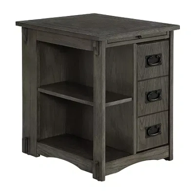 Asstd National Brand Paragon Living Room Collection End Table In Gray