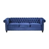 Asstd National Brand Parkhurst Track-arm Sofa In Blue
