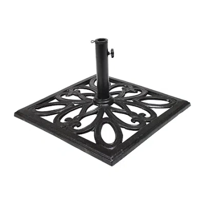 Asstd National Brand Patio Umbrella Base In Black