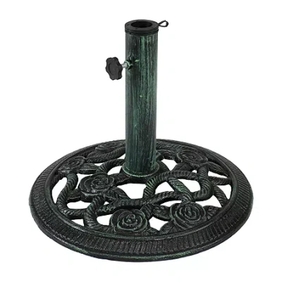 Asstd National Brand Patio Umbrella Base In Green