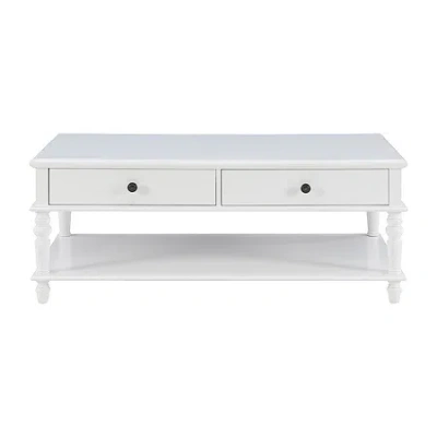 Asstd National Brand Percy Living Room Collection Coffee Table In White