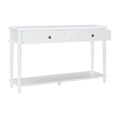 Asstd National Brand Percy Living Room Collection Console Table In White