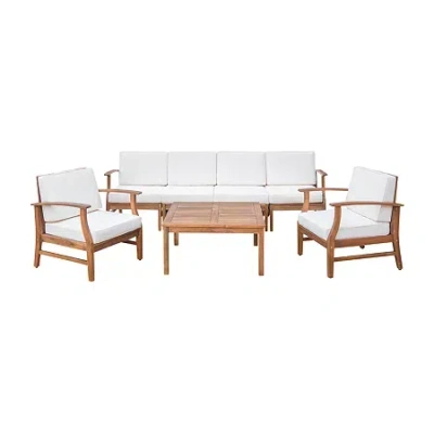 Asstd National Brand Perla 7-pc. Conversation Set In White