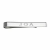 Asstd National Brand Personalized Sterling Silver Tie Bar In Silver