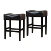 Asstd National Brand Portman 2-pc. Counter Height Upholstered Bar Stool In Brown