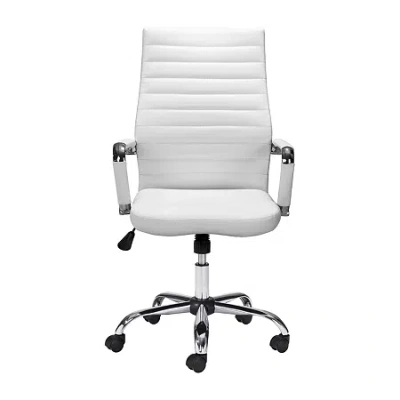 Asstd National Brand Primero Ergonomic Adjustable Office Chair In White