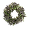 Asstd National Brand Purple Mini Berry Artificial Thanksgiving Wreath 22-inch Unlit In Purple