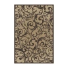 Asstd National Brand Radici Pisa Scroll Modern Transitional Area Rug In Sand