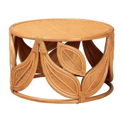 Asstd National Brand Raflesia Rattan Coffee Table In Brown