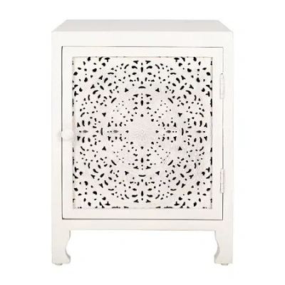 Asstd National Brand Raura Nightstand In White