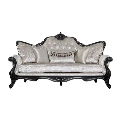 Asstd National Brand Raya Roll-arm Sofa In Black