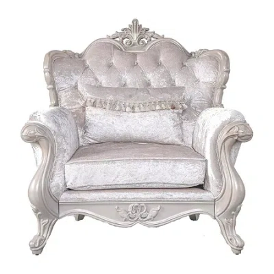 Asstd National Brand Raya Tufted Upholstered Armchair In Neutral