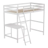 Asstd National Brand Riley Rectangular Bunk Bed In White