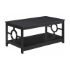 Asstd National Brand Ring Living Room Collection Storage Coffee Table In Black