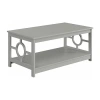 Asstd National Brand Ring Living Room Collection Storage Coffee Table In Gray