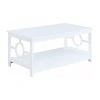 Asstd National Brand Ring Living Room Collection Storage Coffee Table In White